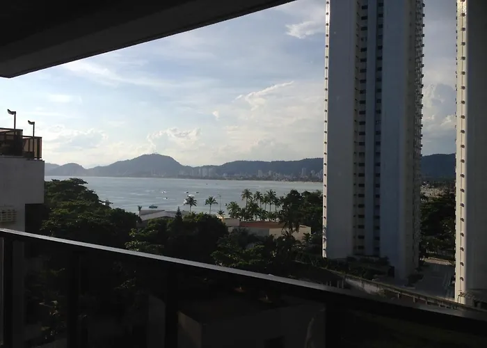 Moderno Apartamento Na Enseada Com Wi-Fi E Vista Espetacular - Para Familia E Home Office - 200M Da Praia
